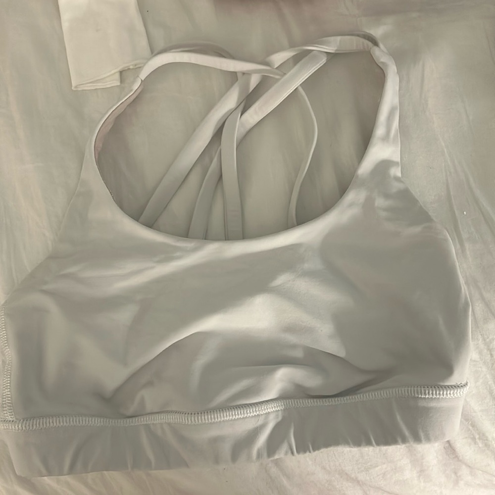 White Lululemon Sports Bra